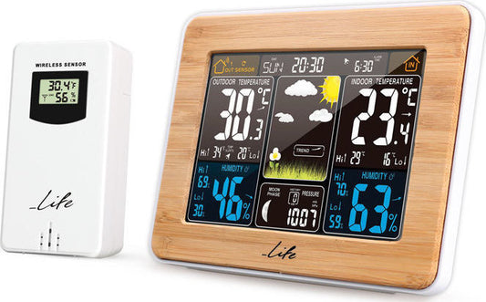 Life Wireless Weather Station Rainforest Bamboo Edition 221-0119